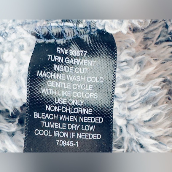 St. John's Bay Blue Fleece Jacket - Picture 5 of 6